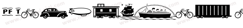 PF Transport regula字体转换